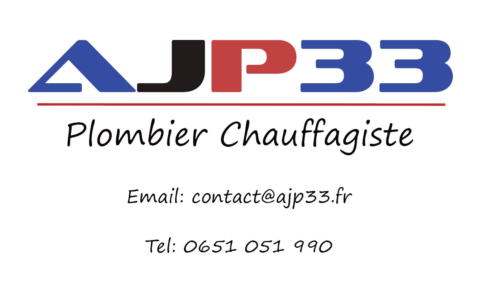 AJP33 Plombier Chauffagiste